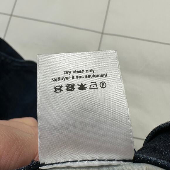 Veronica Beard Jeans Womens 22 Blue Carolyn Baby Boot High Rise Midnight New - Picture 7 of 14